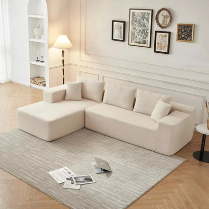 Modular Sectional Couch,Comfy Upholstered L-Shaped Sofa,Living Room Modern Couch