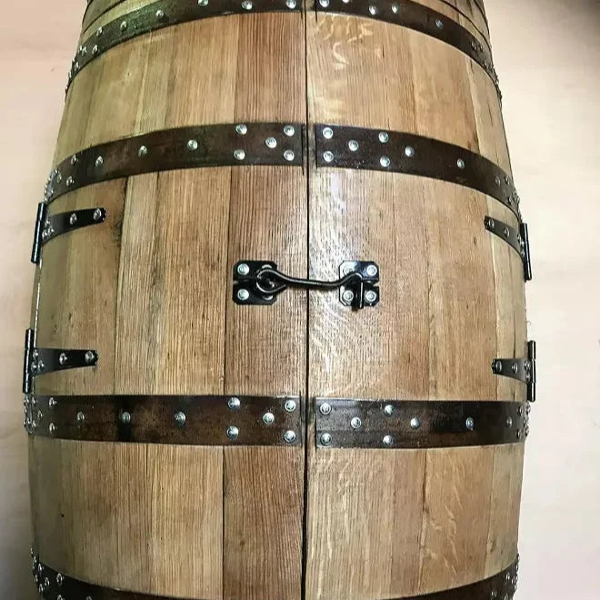 Whisky Barrel Scotch Reclaimed Cask - Drinks Cabinet - Oak Barrel - Mini Bar